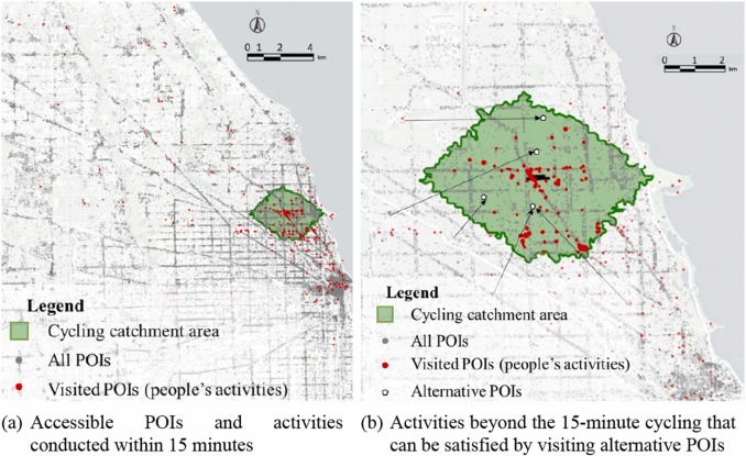 Is a 15-Minute City Within Reach? Measuring Multimodal Accessibility and Carbon Footprint in 12 Major American Cities